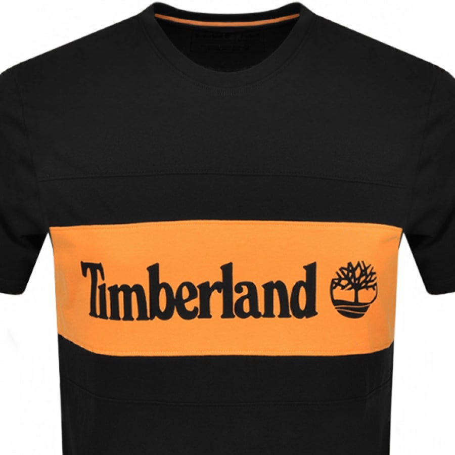 Alternative Image for ProductTimberland Logo T Shirt Black2